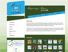 Tablet Screenshot of mscreativedesigns.com
